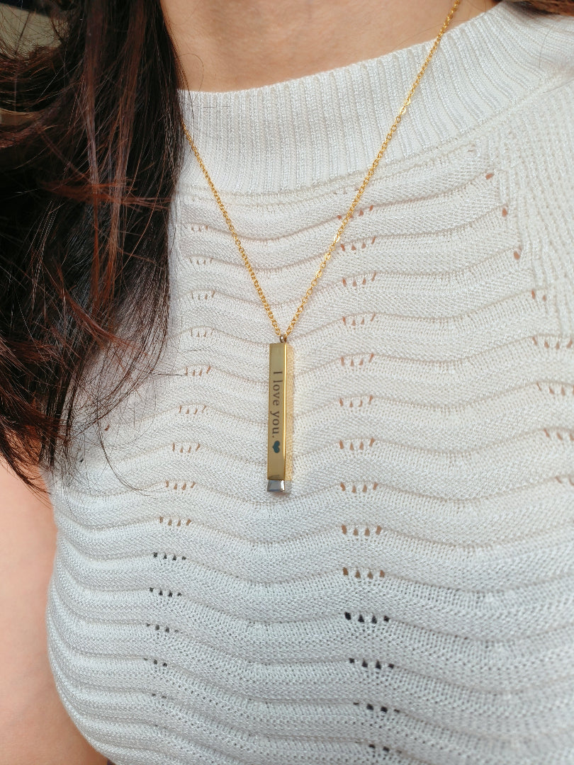 Custom Someonelovesyou© Secret Message Necklace