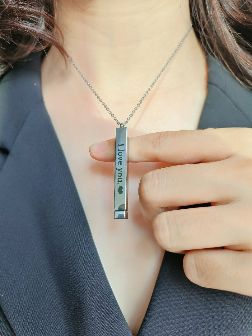 Custom Someonelovesyou© Secret Message Necklace