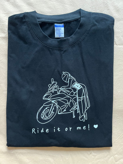 Custom Hand-Drawn Portrait T-Shirt | 100% Cotton | Personalized Gift
