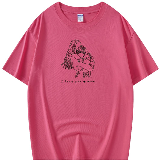 Custom Hand-Drawn Portrait T-Shirt | 100% Cotton | Personalized Gift